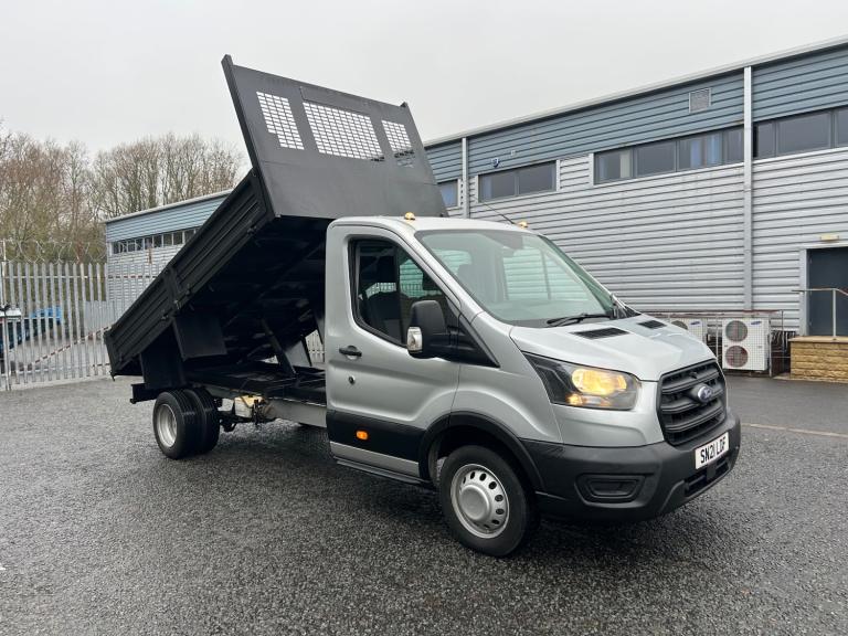 2021 Ford Transit TIPPER 2.0 TDCI 130 PS LWB 12 FT BODY TWIN WHEEL EURO 6 SILVER  Tipper Diesel M...