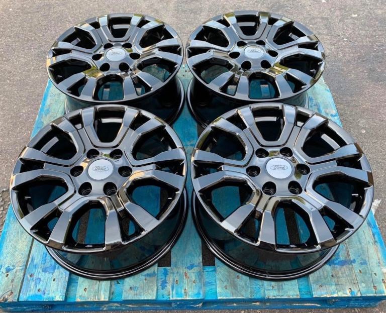 Original 18” Ford Ranger Wildtrak Alloys Gloss Black Refurbished Wheels