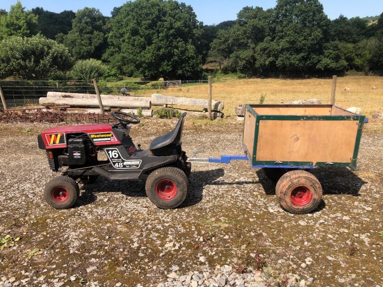 Westwood 16/40 Ride-On Mower with Trailer – Good Condition
