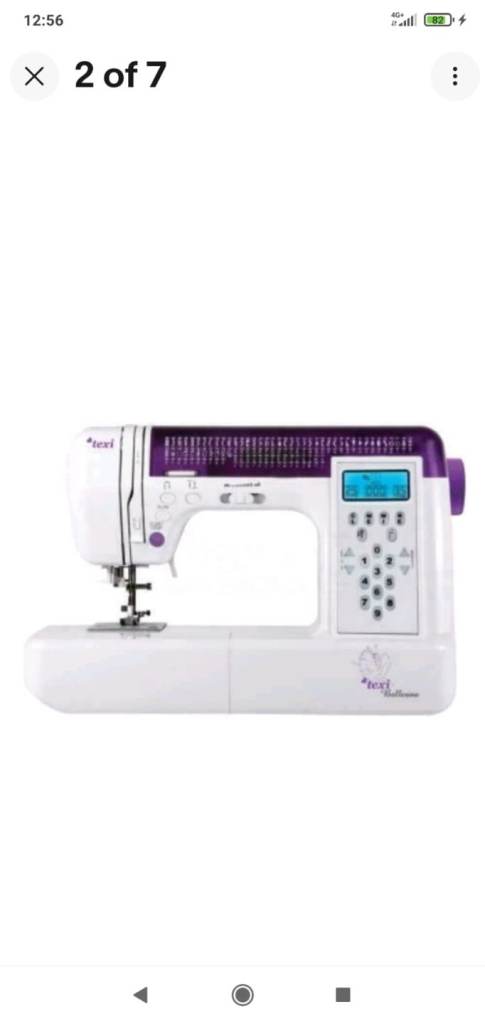 Computerised sewing machine 