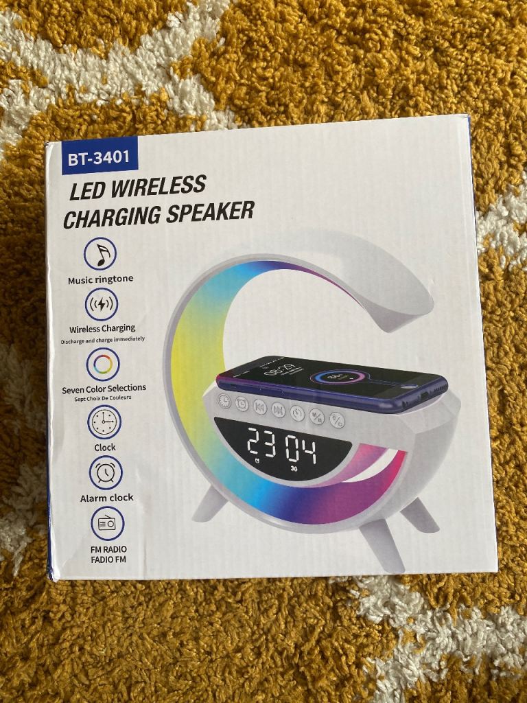 LED Wireless charging speaker 