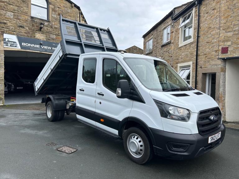 2021 Ford Transit TIPPER 2.0 EcoBlue 130ps DOUBLE/ CREW CAB TWIN WHEEL FSH  Tipper Diesel Manual