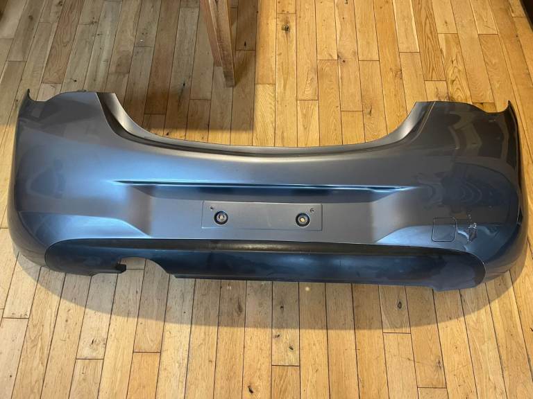 GENUINE VAUXHALL CORSA Grey Z10B Rear Bumper 2014-2019 Hatchback