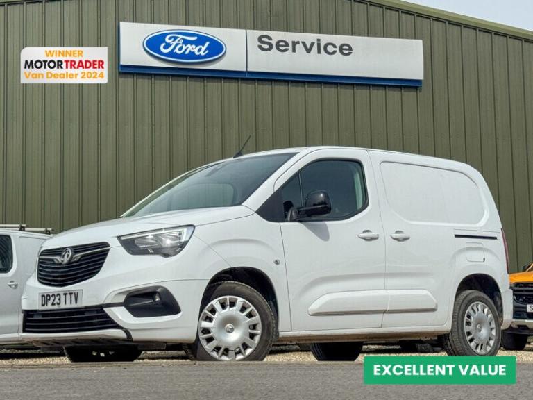 2023 Vauxhall Combo SWB L1H1 Low Roof 2300 Air Con Camera Nav Sensors EURO 6 Panel Van Diesel Manual