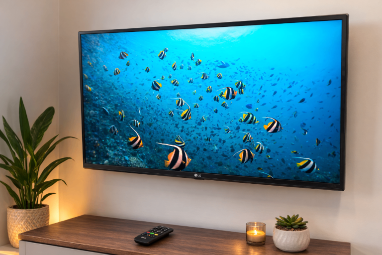 LG 43” 4K Smart TV (43UK6200PLA) + VonHaus Wall Bracket – Great Condition