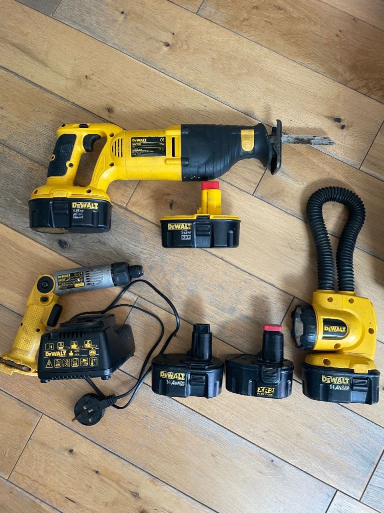DEWALT Power Tool Set with Charger & Batteries – Good Condition