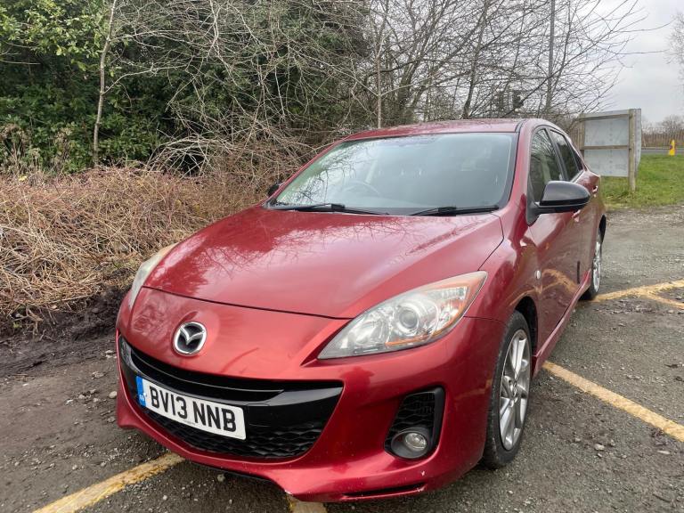MAZDA 3 2.2 D SPORT 185 BHP 13 REG RED 5 DOOR MOT MAY 10TH 2026 SERVICE HISTORY LOW INSURANCE 48+MPG