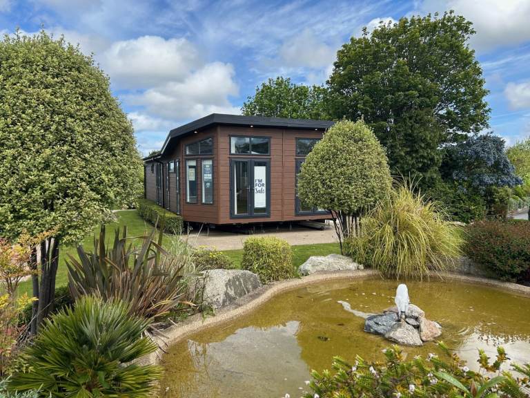 Luxury lodge Cornwall near Perranporth 
