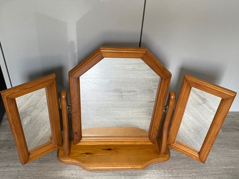 Pine 3 way mirror