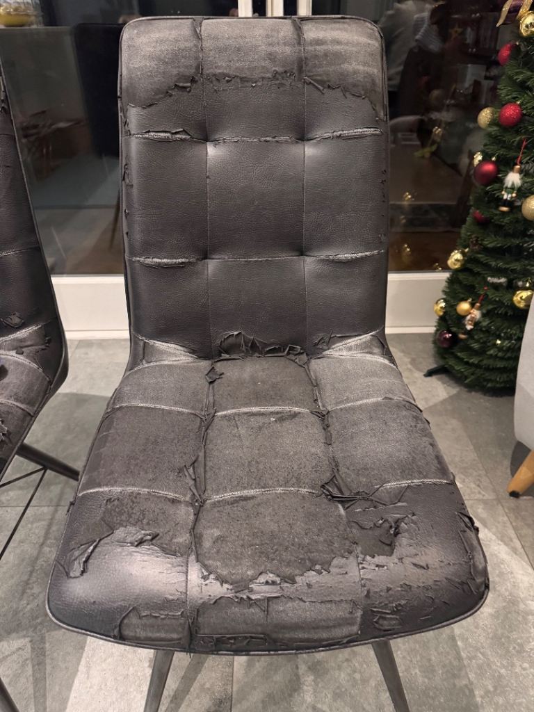 6 dinning chars - Require reupholstering