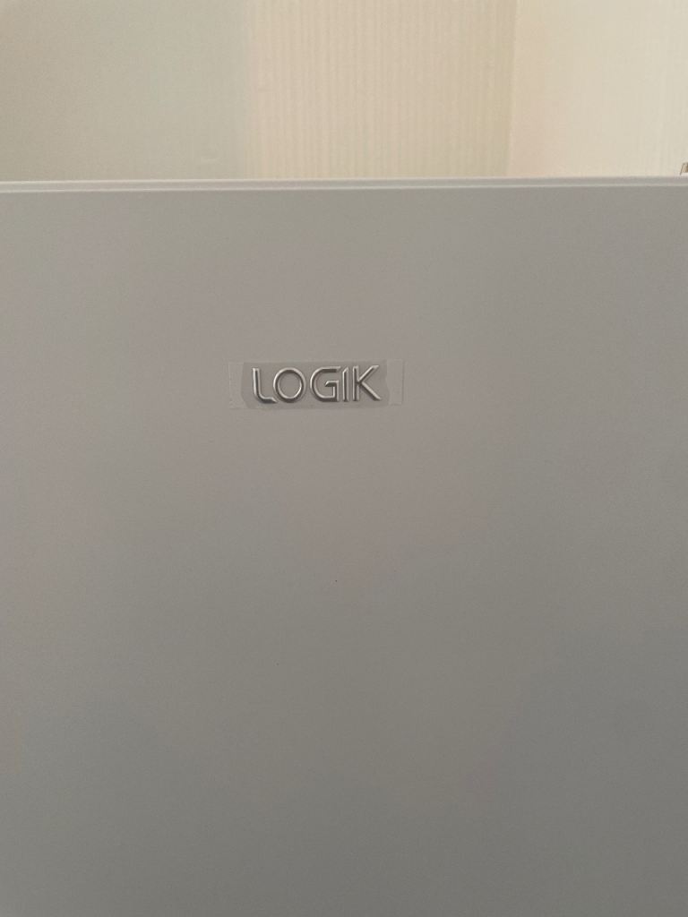 Logik Freestanding Fridge Freezer - White, As Good As New