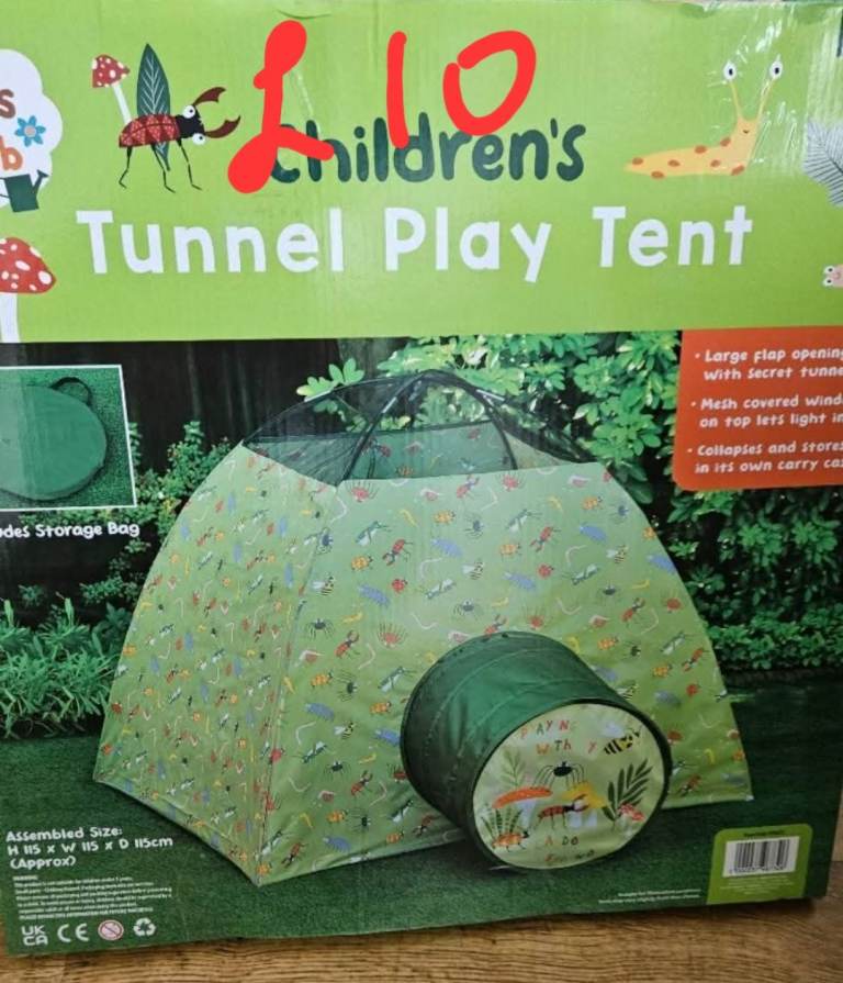 Tunnel play tent 