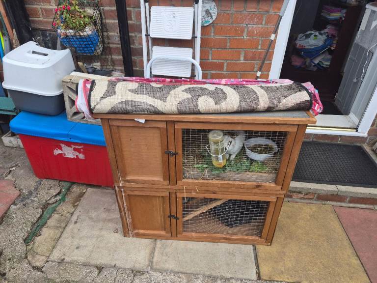 Double rabbit hutch 