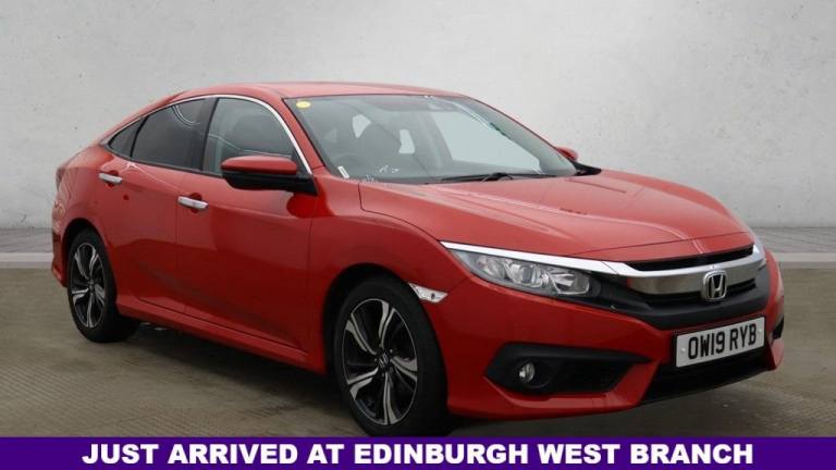 2019 Honda Civic 1.0 VTEC Turbo SR Saloon 4dr Petrol CVT Euro 6 (s/s) (126 ps) Saloon Petrol Auto...
