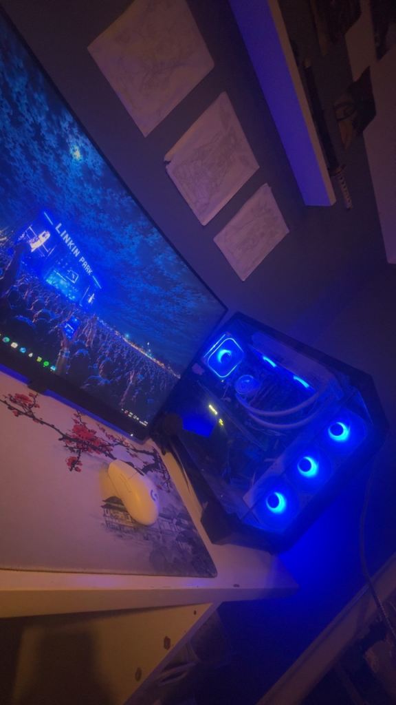 Gaming PC Desktop with any colour LED Lighting – Good Condition