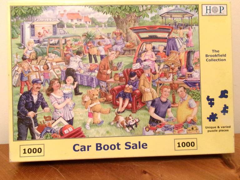 1000 PIECE JIGSAW PUZZLE. CAR BOOT SALE. COMPLETE. HOP. AS NEW
