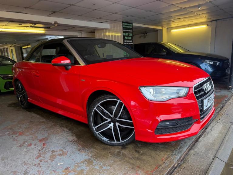 2015 Audi A3 Cabriolet 2.0 TDI S line S Tronic Euro 6 (s/s) 2dr CONVERTIBLE Diesel Automatic