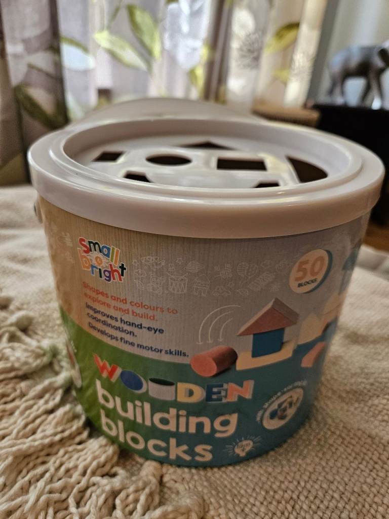 Wooden building blocks