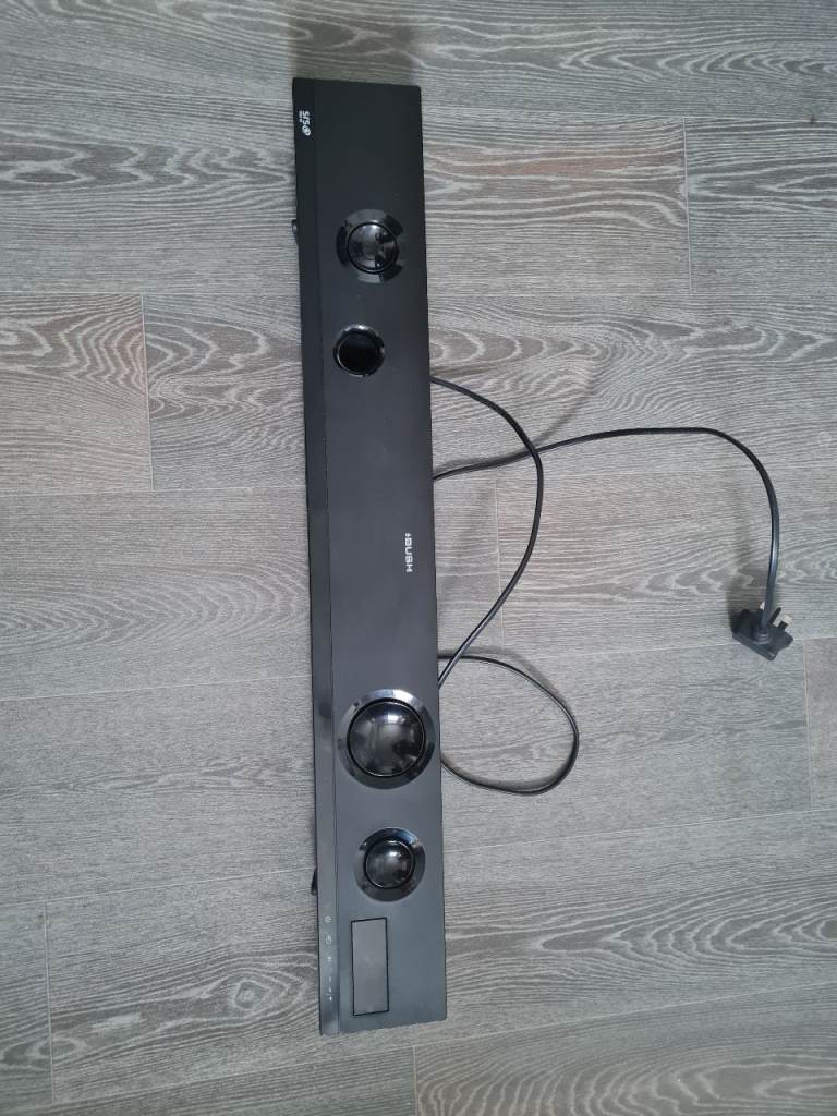Black Soundbar Speaker – Good Condition