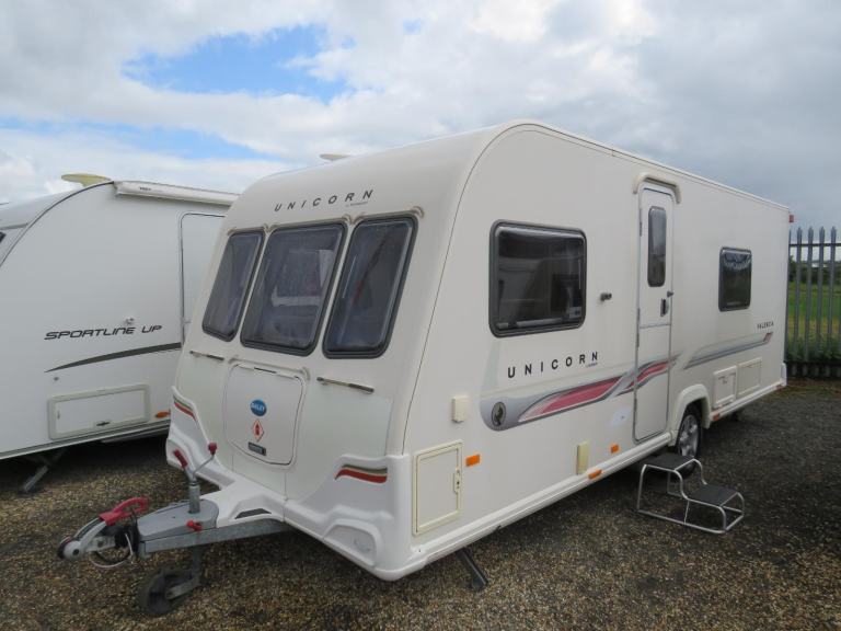 Bailey Unicorn Valencia Fixed Bed 4 Berth Full End Bathroom Separate Shower