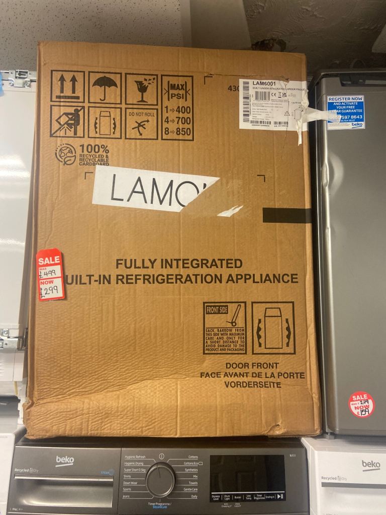 😎NEW😎RRP £499!! Lamona UnderCounter Integrated Fridge - Built In 
