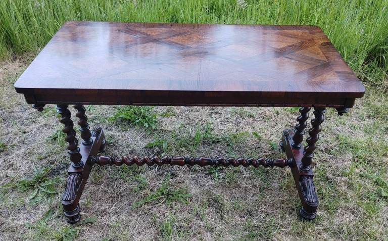 Victorian Rosewood Console/Stretcher Table