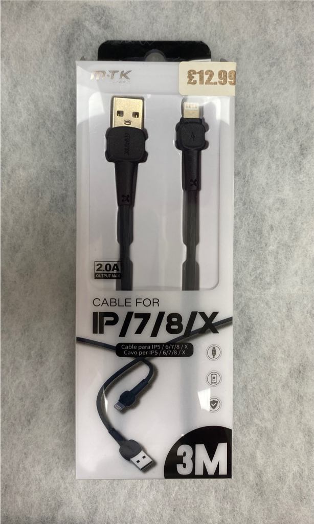 MTK iPhone charging cable (3M) 