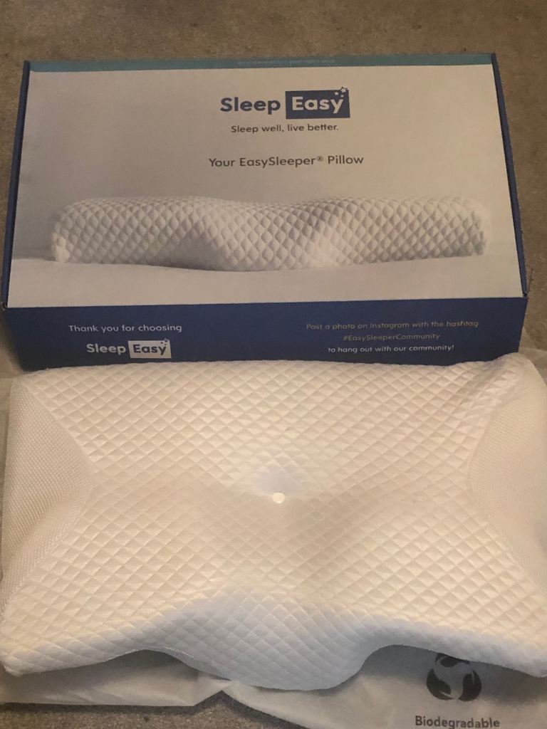 Easysleeper memory foam pillow (boxed)