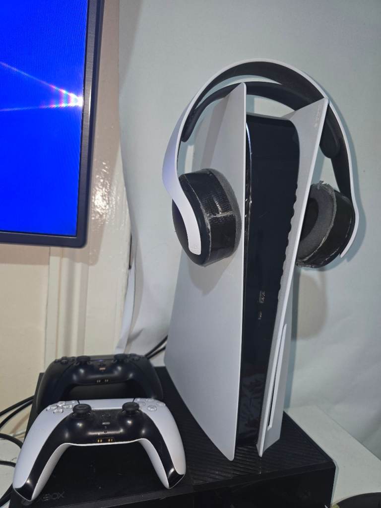 image for Playstation 5 Disc Console with 2 controller, HDMI cable and power cable and headset