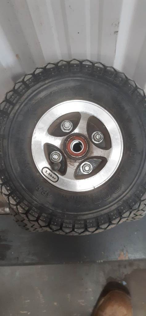 Mobility scooter tyres +wheels 