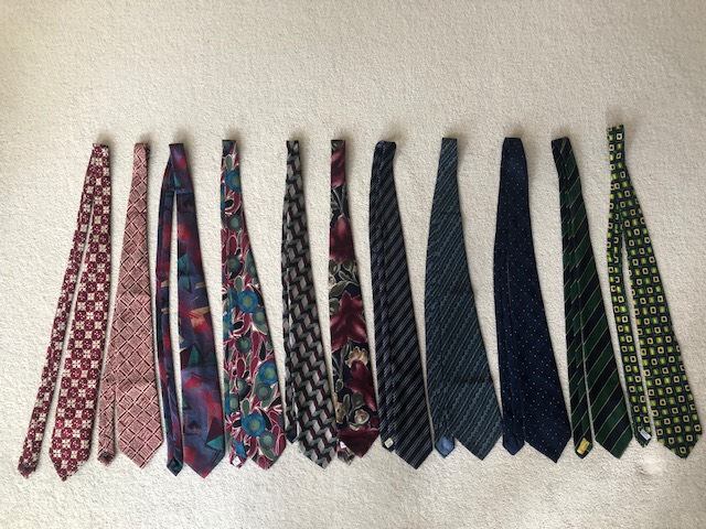 11 Men's Ties. £3 each, two for £5 or five for £10