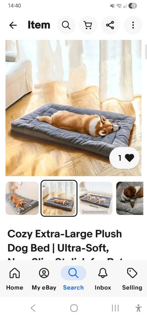 Cozy Extra-Large Plush Dog Bed | Ultra-Soft, Non-Slip, Stylish for Pets