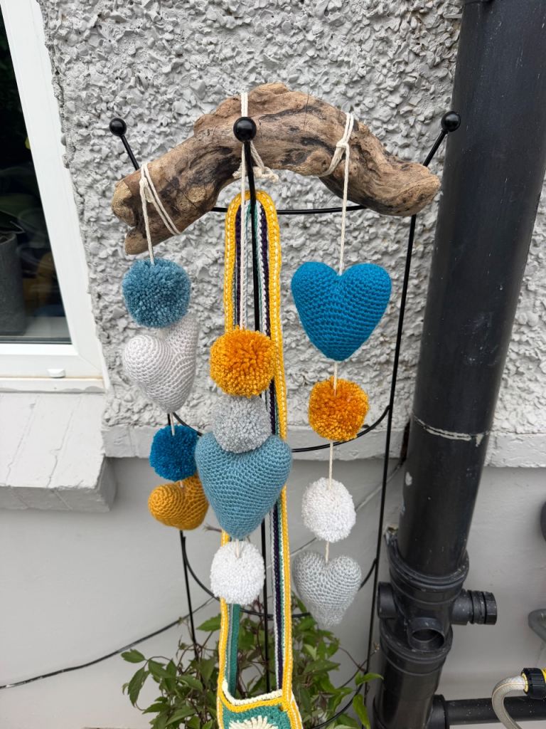 Crochet decorationS from old business