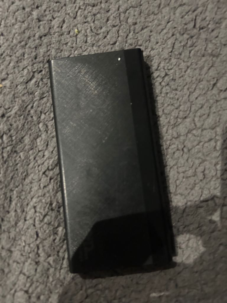 Black Portable Power Bank Charger