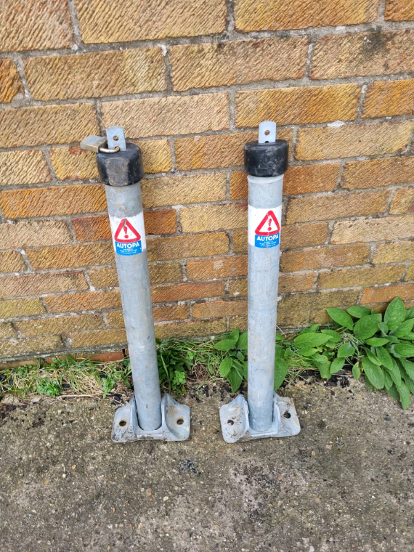 Folding Parking Post Barrier Security Driveway Security