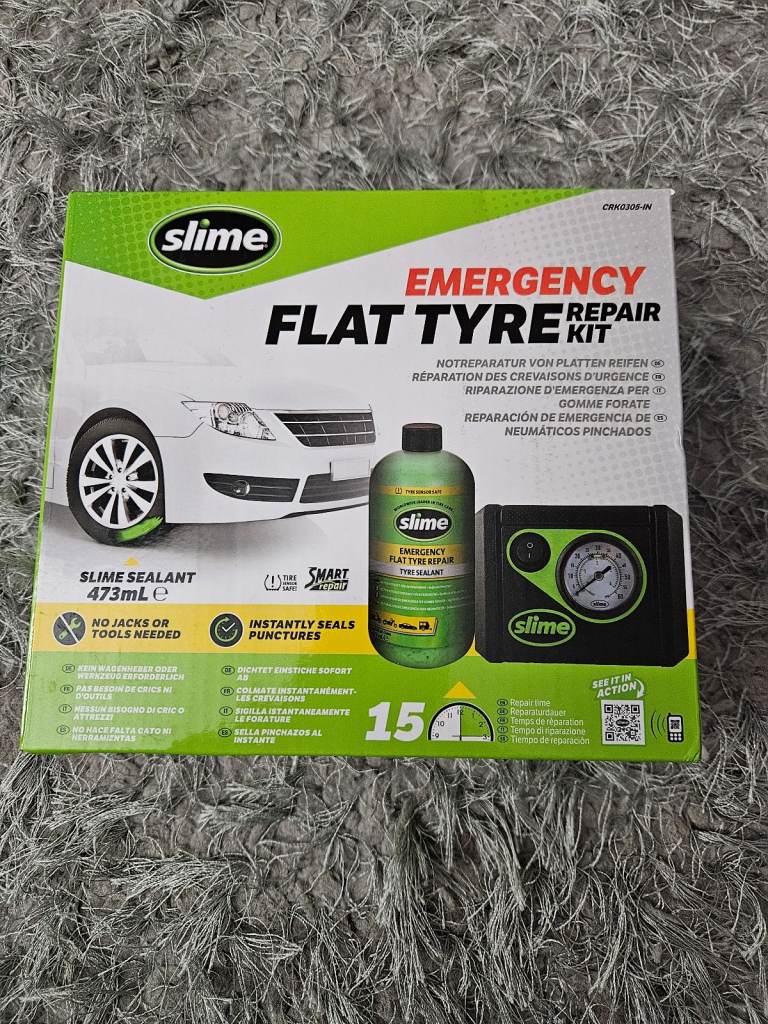 Car Tyre Inflation Kit.  Brand New Bargain 