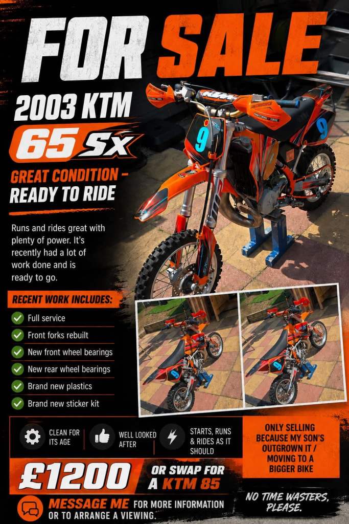  Ktm 65sx