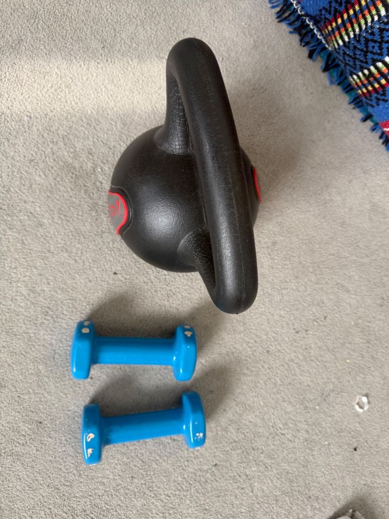  6kg Kettlebell + 2 x 1.5kg Dumbbells 