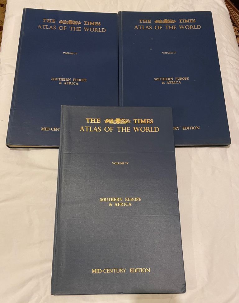 1950’s atlas books - Southern Europe & Africa 