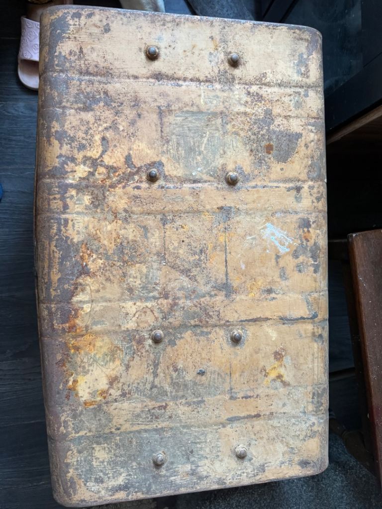 Vintage Wooden Trunk / Chest - Fair Condition