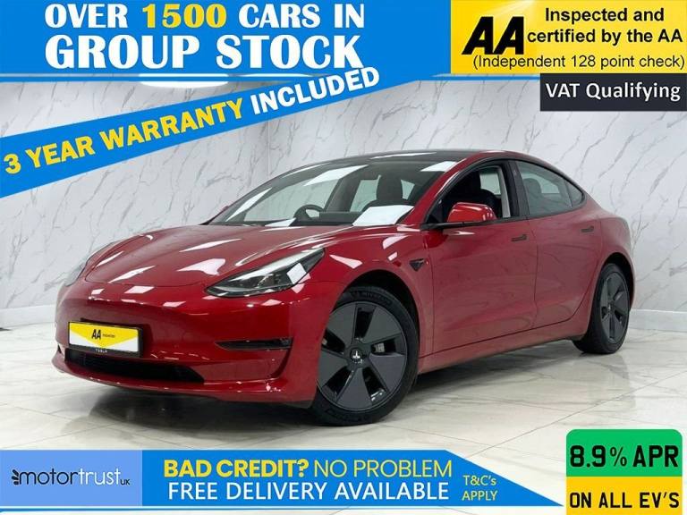 2021 Tesla Model 3 (Dual Motor) Long Range Saloon 4dr Electric Auto 4WDE (346 ps) Saloon ELECTRIC...