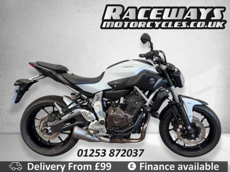 YAMAHA MT-07 2015 15REG 689CC WHITE  11,687 MILES TWO OWNERS, USED MOTORCYCLE