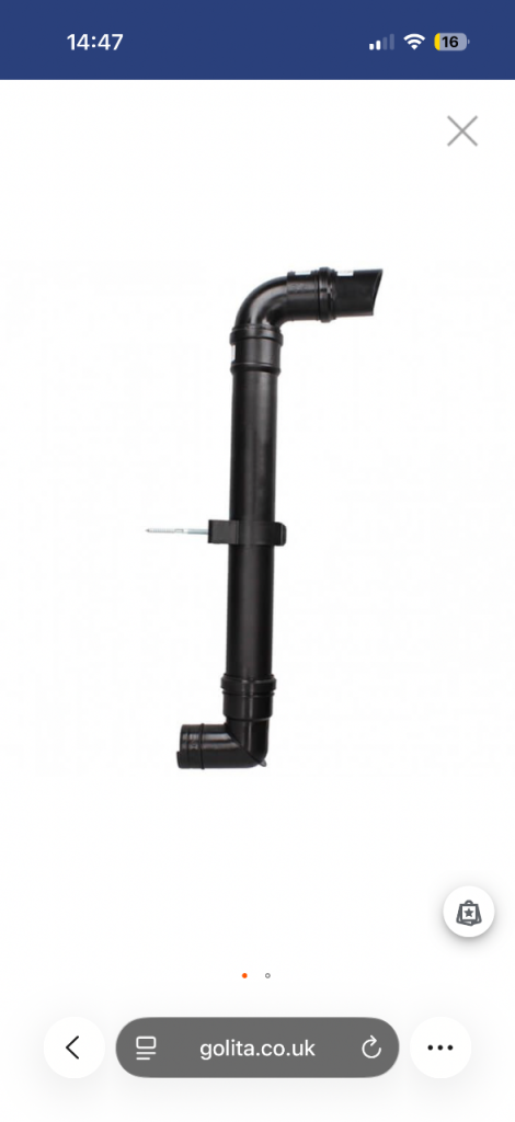 Ideal Combi boiler plume kit