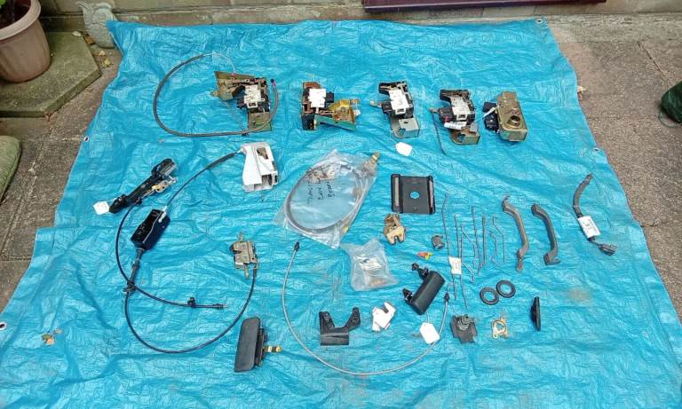 Van parts. Large job lot. Latches. Handles. Cables. Citroen. Renault. Ford. VW etc.