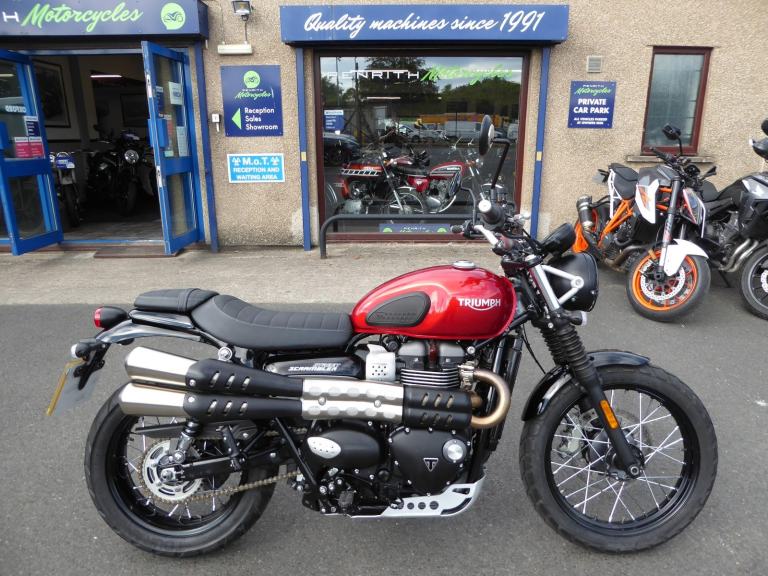 Triumph Street Scrambler - 2021 - 2,420 Miles at Penrith Motorcycles 