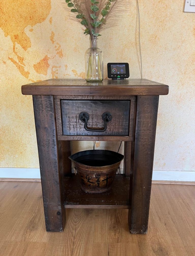 Solid wood Rustic side table *nice*