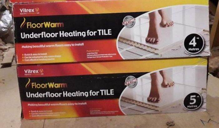 UNDER TILE ELECTRIC HEATING MATT