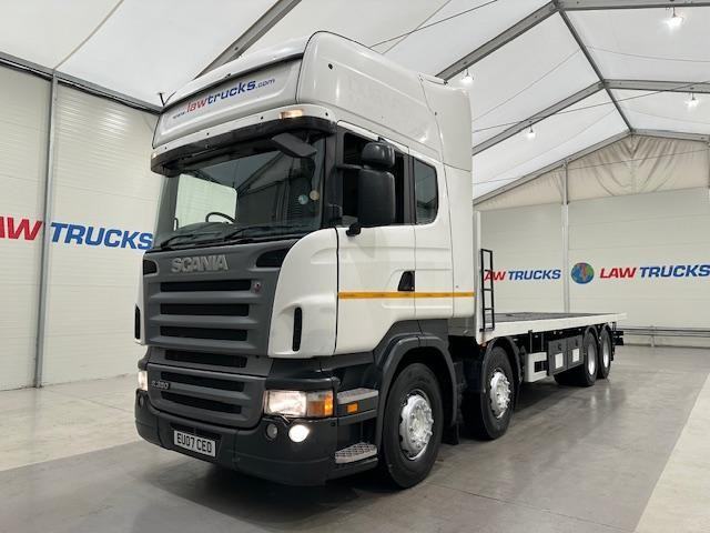 Scania R380 8x4 Double Drive Sleeper Cab Flatbed Manual