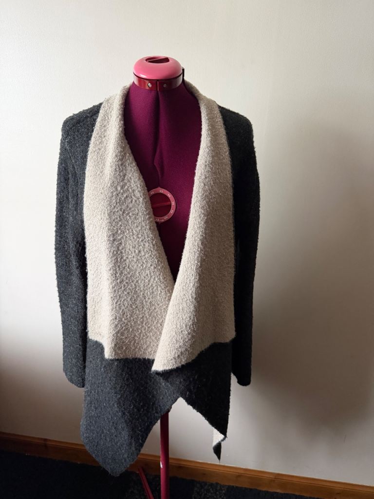 Cozy Waterfall Wrap Cardigan - Size M