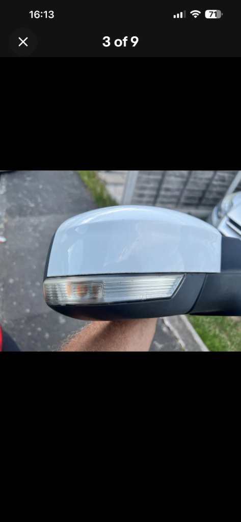 Ford Focus Right hand door mirror complete 